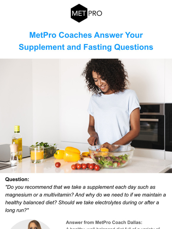 ❓Questions About Supplements & Fasting?