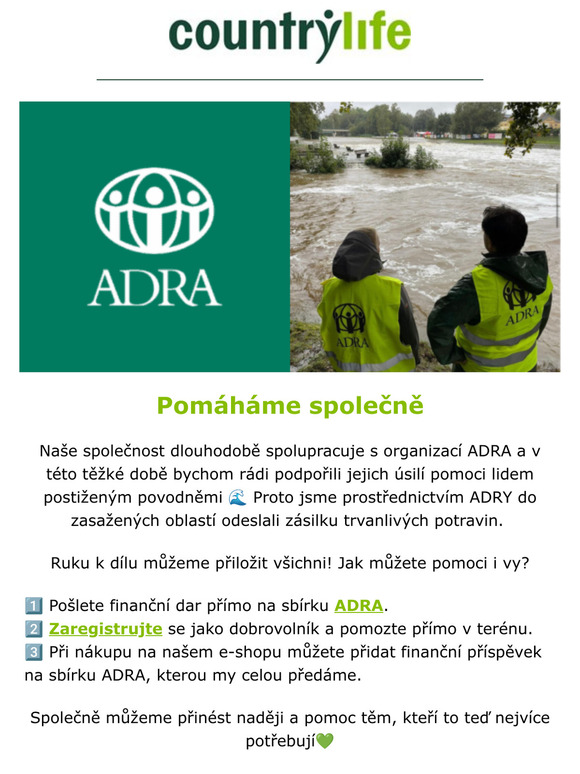 Zdravíme vás z Country Life