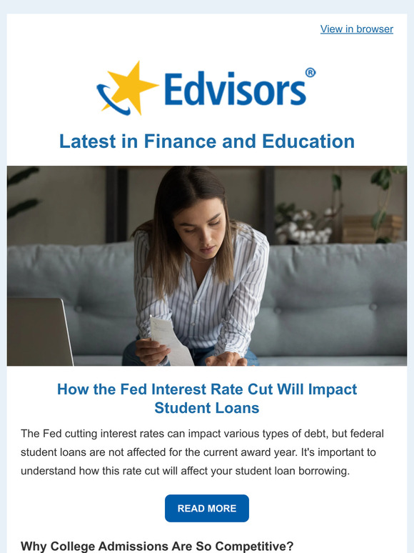 [Newsletter] How the Fed Interest Rate Cut Will Impact Student Loans