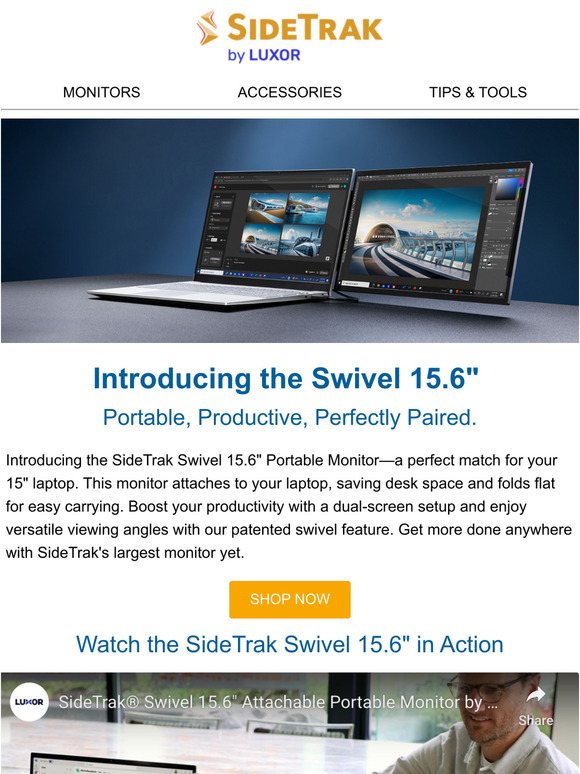 Meet Your New Productivity Partner—The Swivel 15.6"