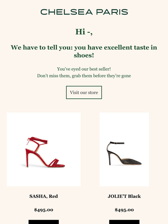 You have great taste on shoes