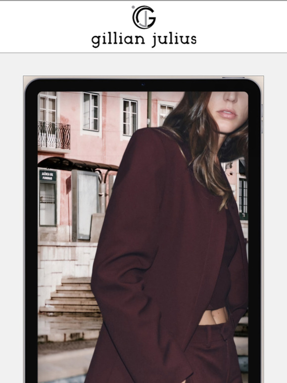Gillian Julius -FALL 4 BURGUNDY THE COLOR OF THE SEASON