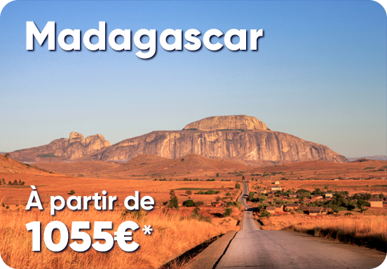 Madagascar à partir de 1055€ A/R*