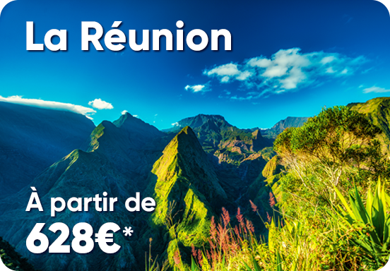 La Réunion à partir de 628€ A/R*