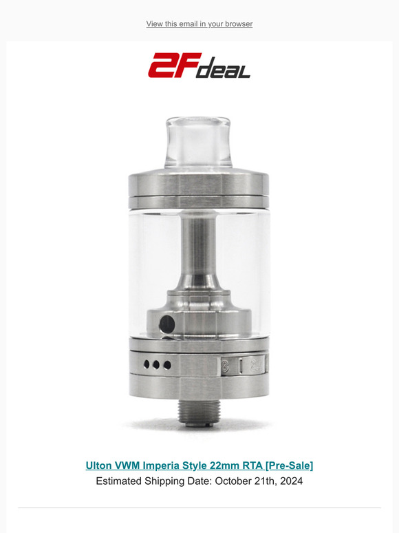 2Fdeal: Pre-sale products with special price！