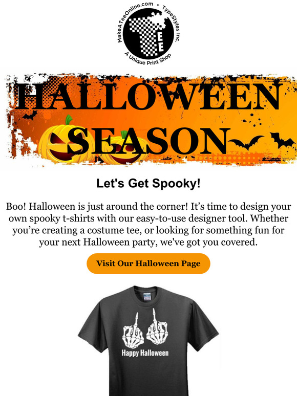 🎃Halloween Custom T-Shirts Are Here – Let’s Get Spooky!