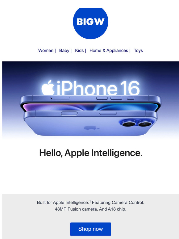 BIG W: iPhone 16 is here! | Milled