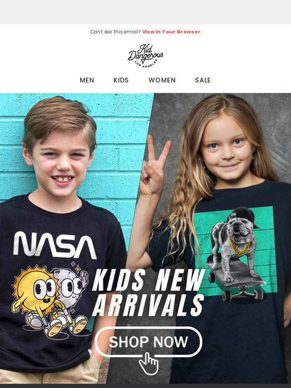 Fresh Tees for All Ages - New Men's & Kid's Drops Just Landed 🚀