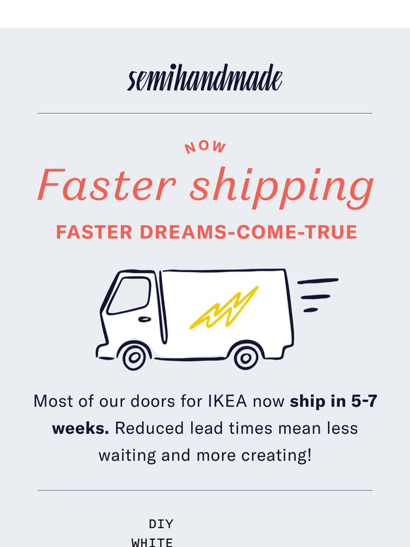 🚪⚡ Faster shipping, faster dreams-come-true