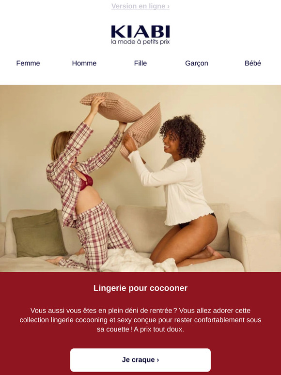 Découvrez la lingerie pour cocooner ☁️