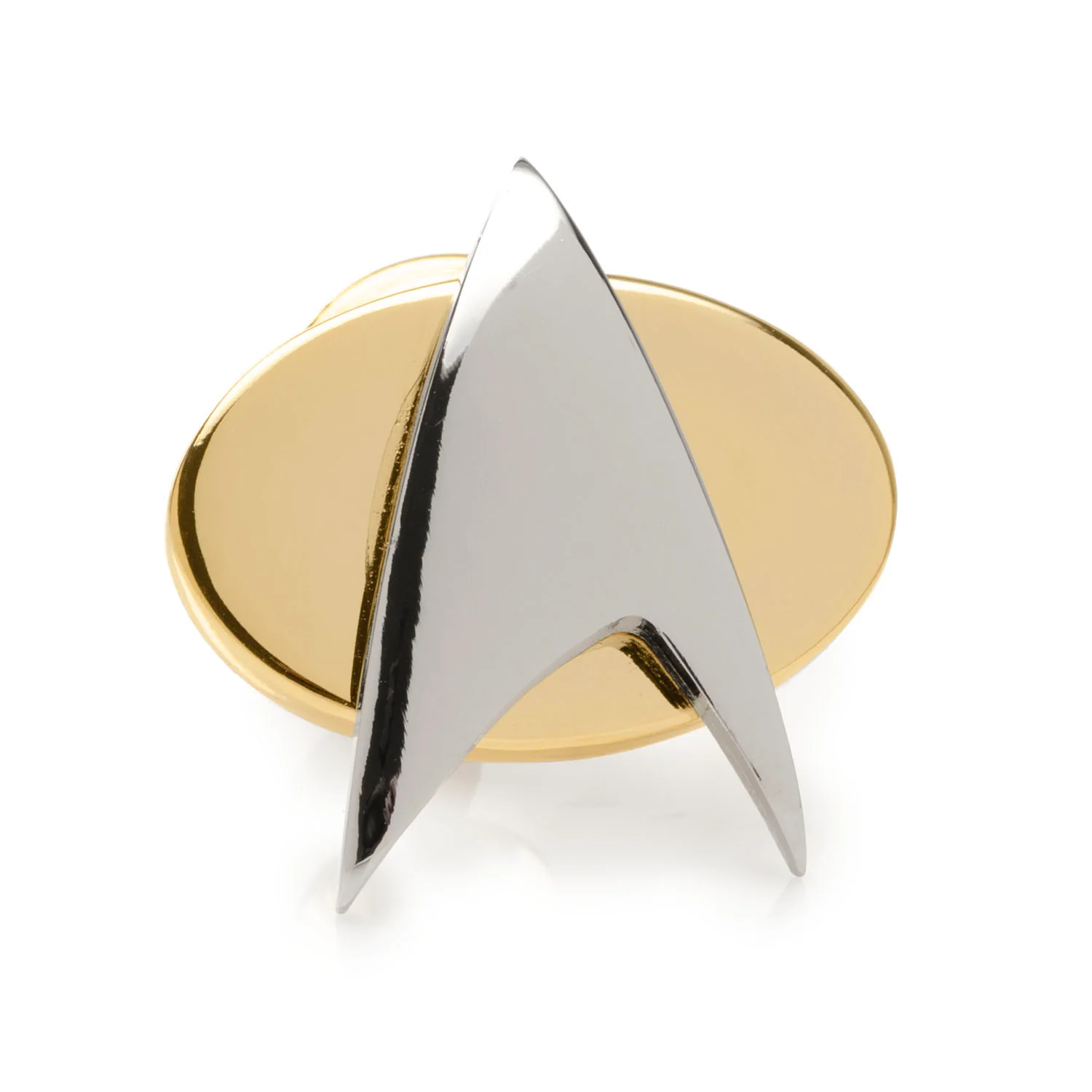 Image of Star Trek Two Tone Delta Shield Lapel Pin