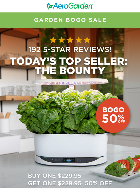 Garden Sale: BOGO 50% OFF continues!
