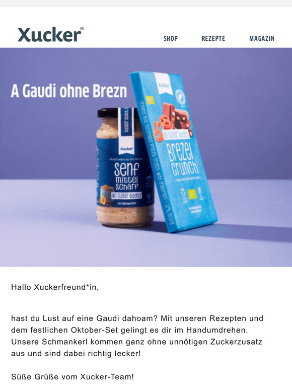 Deine Oktobergaudi dahoam feiern 🍫🥨
