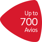 Hasta 700 avios