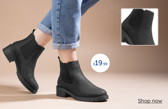 Lilley Morag Womens Black Chelsea Boot