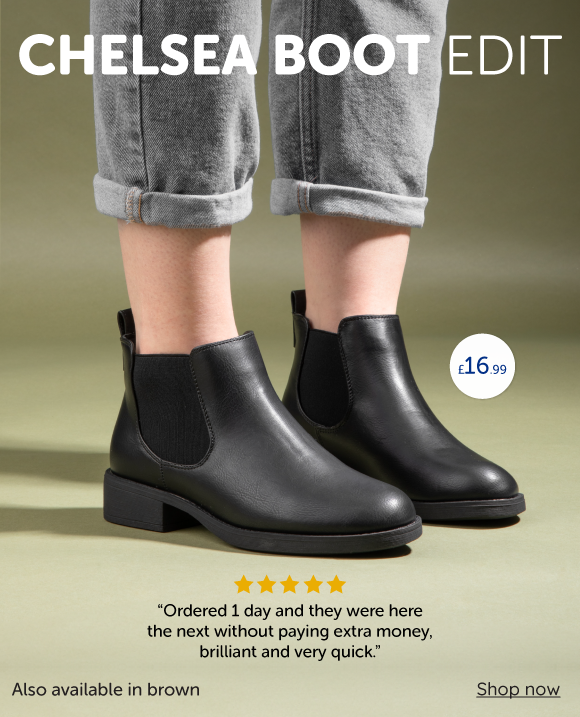 Lilley Molly Womens Black Chelsea Pull On Boot