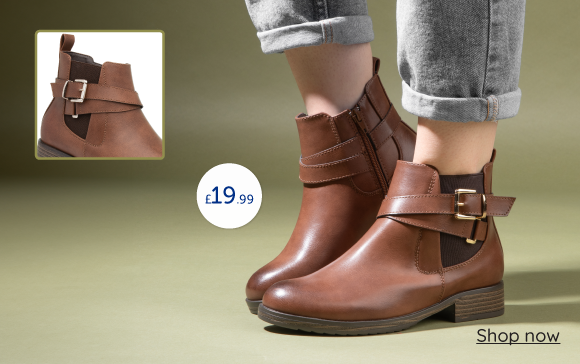 Lilley Mabel Womens Tan Chelsea Boot