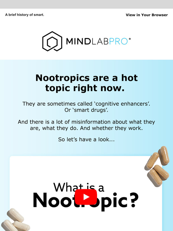 What the hell is a nootropic…?