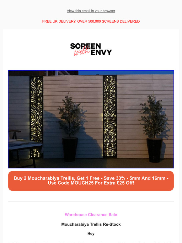 🔥 Best-Selling Trellis Back In Stock - Plus Warehouse Sale 😲