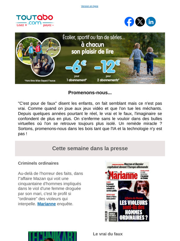 Promenons-nous...