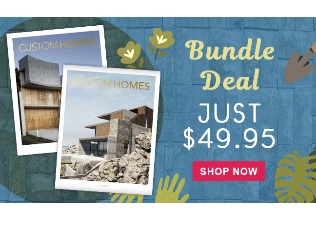 Custom Homes Australia Yearbook Vol 4 + Custom Homes Australia Yearbook Vol 3, just $49.95