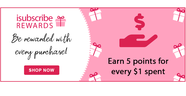 isubscribe REWARDS - Be rewarded with every purchase