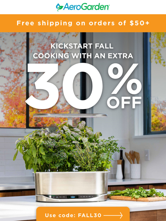 Fall into savings with 30% OFF 🍁🍂