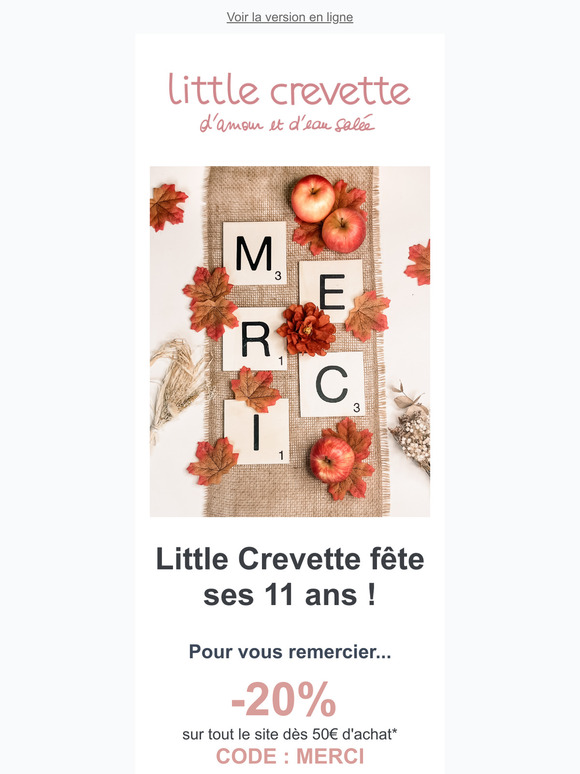 Ne ratez pas les 20% sur tout 🎂 #anniversaire