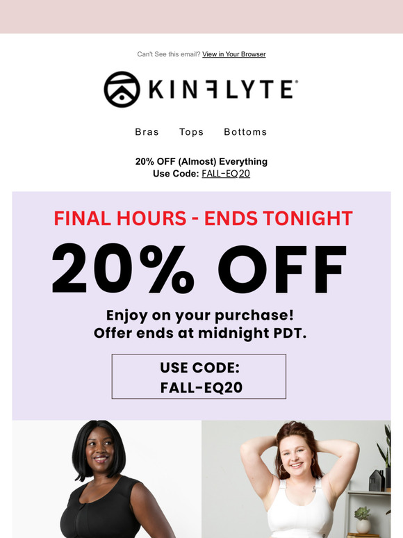 ENDS TONIGHT: 20% Off (Almost) Everything