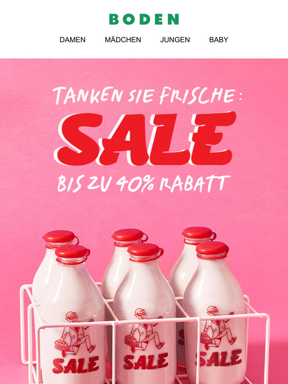 BIS ZU 40% RABATT: Kuh-le Ersparnisse🥛