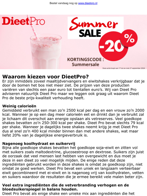 Wanneer begin jij? Nu 20% korting, mis het niet!