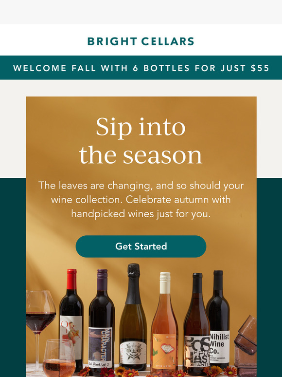 Fall into wine 🍷