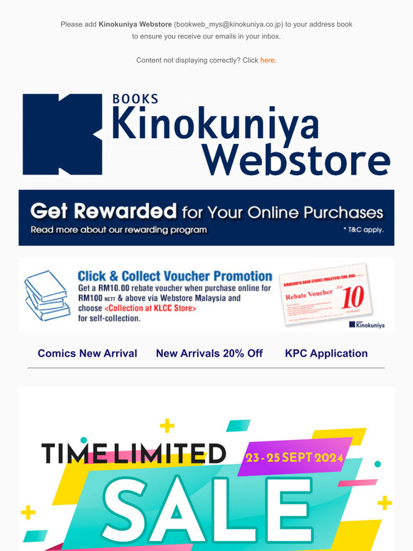 3 Days Webstore-wide deals