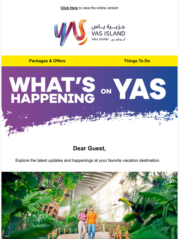 What's Happening on Yas Island 🙌