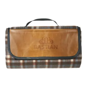 Image of Debossed Field & Co Plaid Picnic Blanket