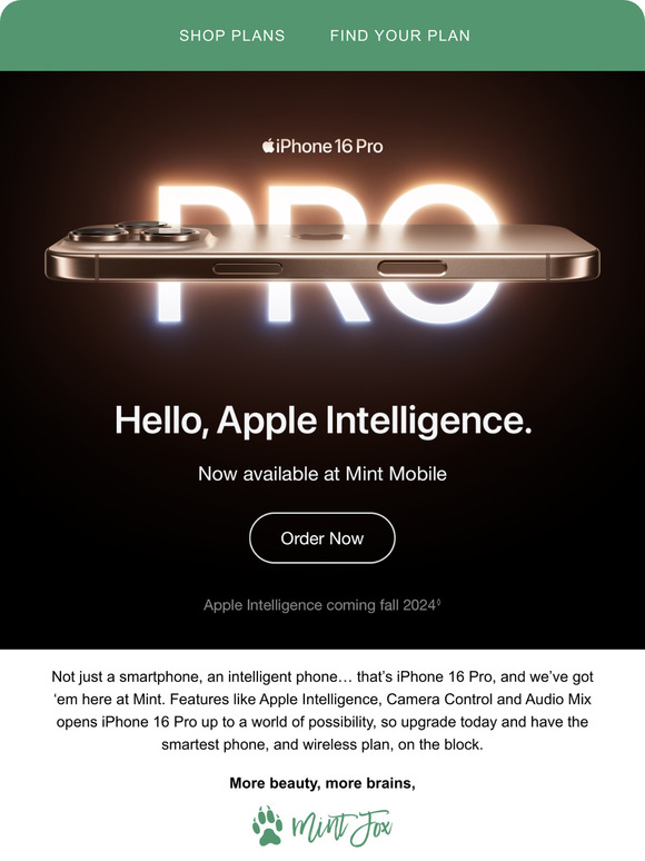 Mint SIM iPhone 16 Pro is now available Milled