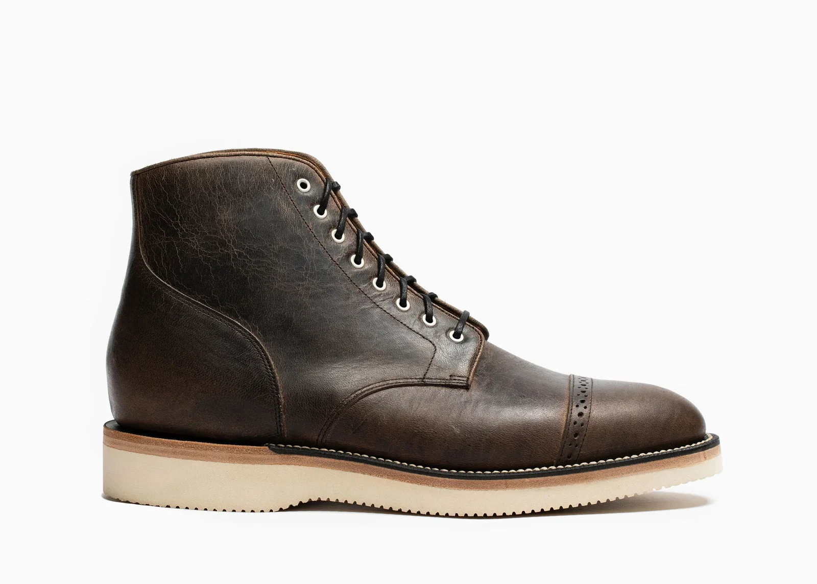 Image of Garrison Boot Black Waxed Deer