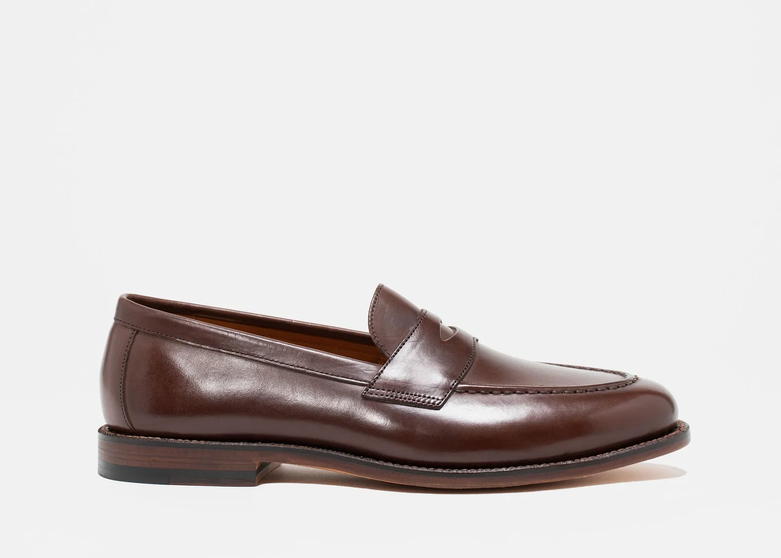 Image of Traveler Penny Tobacco Calf