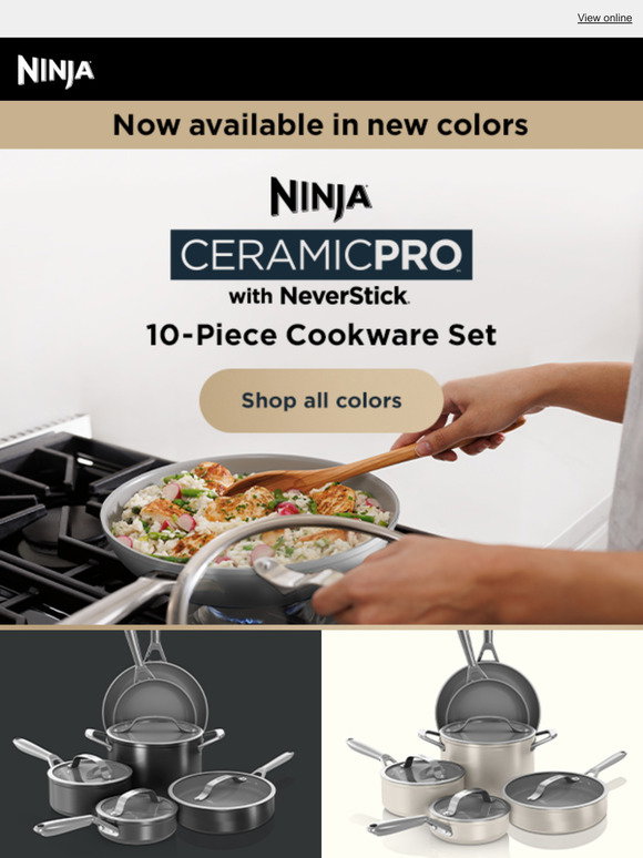 Ninja Kitchen: JUST LAUNCHED—new Ninja® Ceramic Pro™ with Neverstick ...