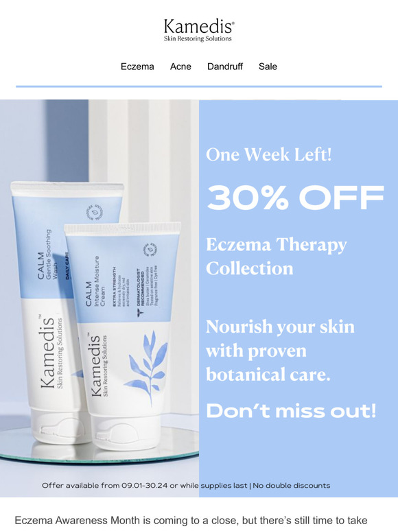 Fall Into Savings: 30% OFF Eczema Relief