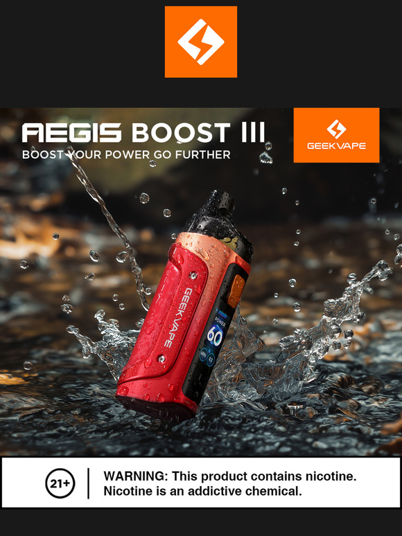 Boost Your Power, Go Further ：AEGIS BOOST III  ⚡