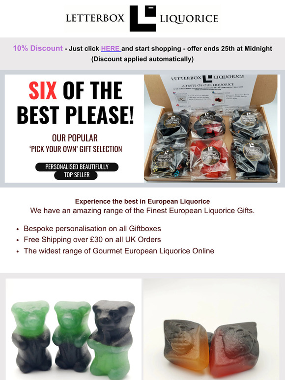 👉🏻Midweek Specials at Letterbox Liquorice😋