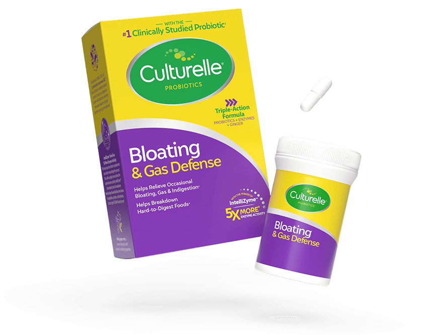 New Culturelle Bloating and Gas Defense Capsules