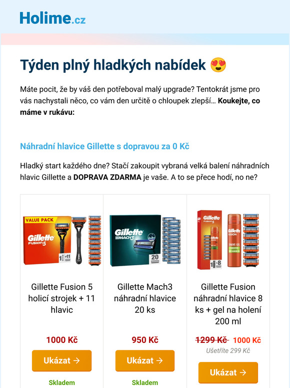 [TOP akce týdne] 😍 Po těchto akcích se vám chloupky samy odporoučí