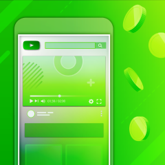 A phone with YouTube UI on the screen