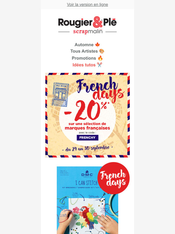 💙 French Days : -20% sur une sélection DIY