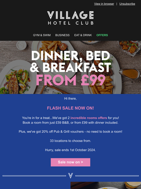 Sale alert! ⚡ Rooms from £59!