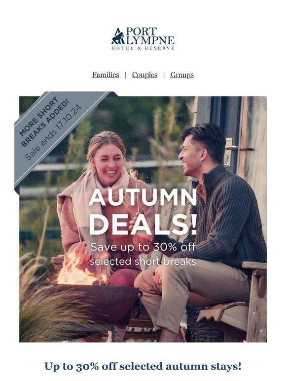 Supporter, more breaks added to our autumn sale! 🍂🏕️🦁