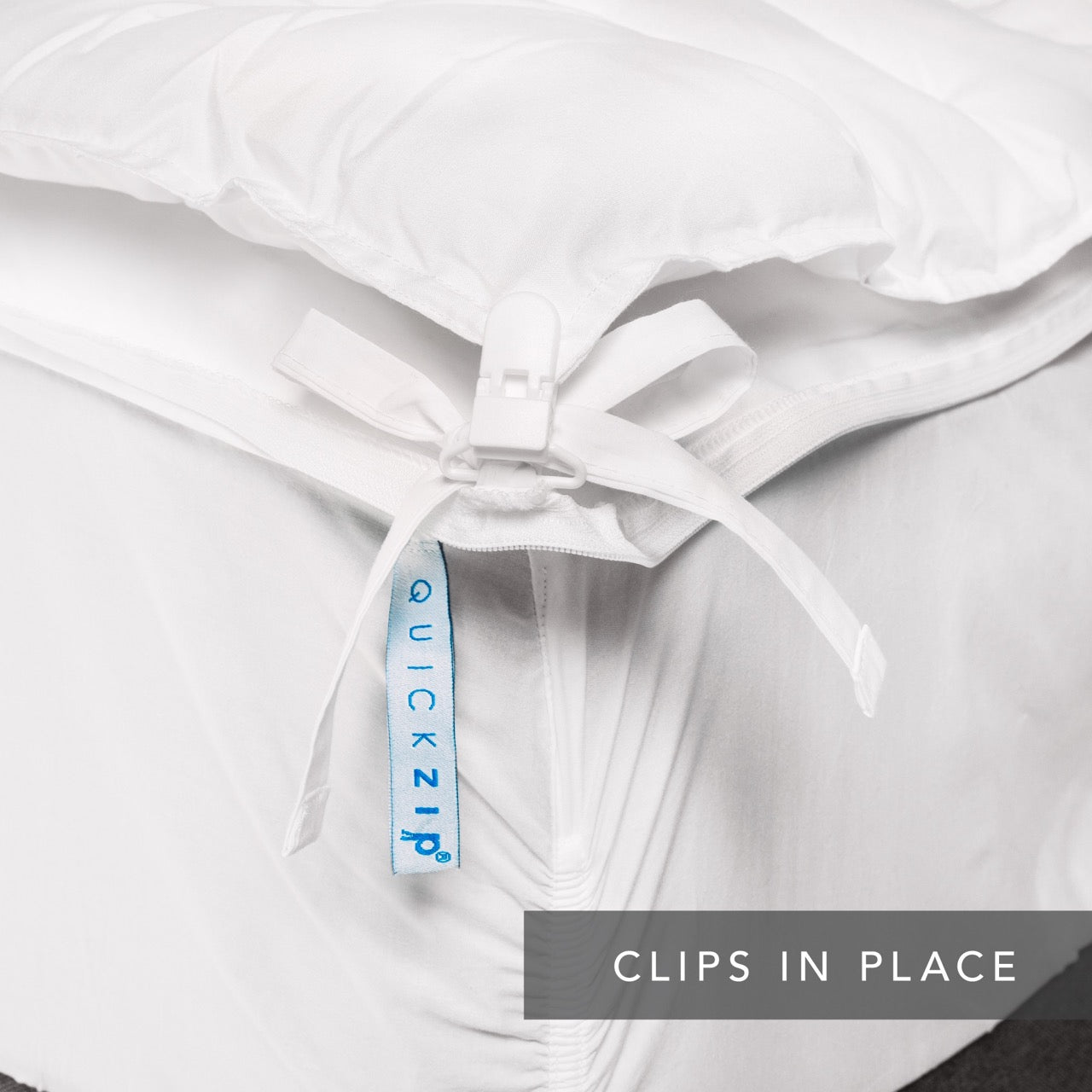 Clips in place