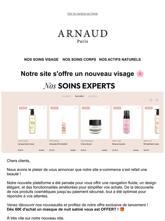 Notre e-shop fait peau neuve ! 💖